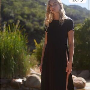 Free People Black Tunic Top